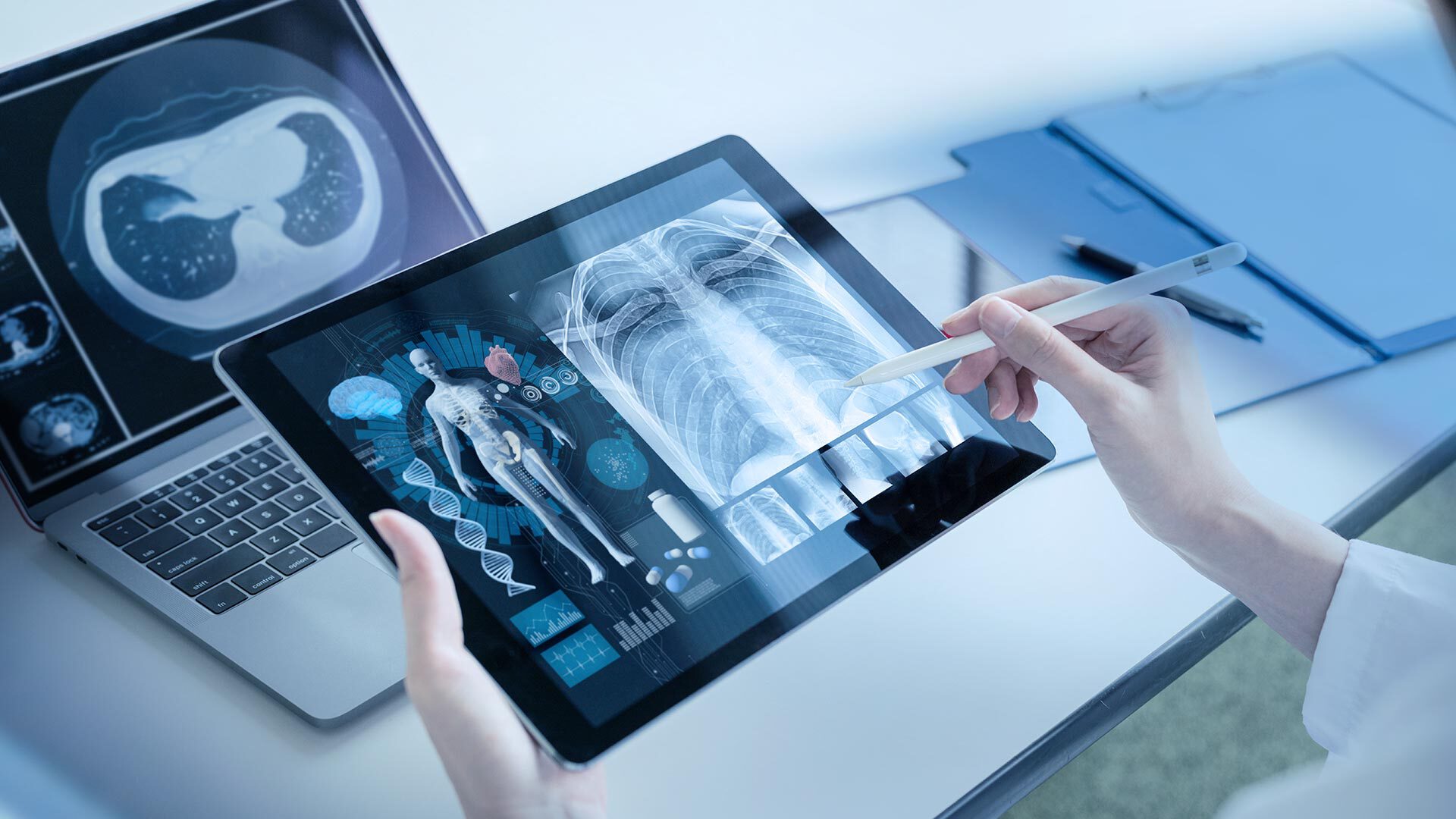 Medical images on a tablet PC