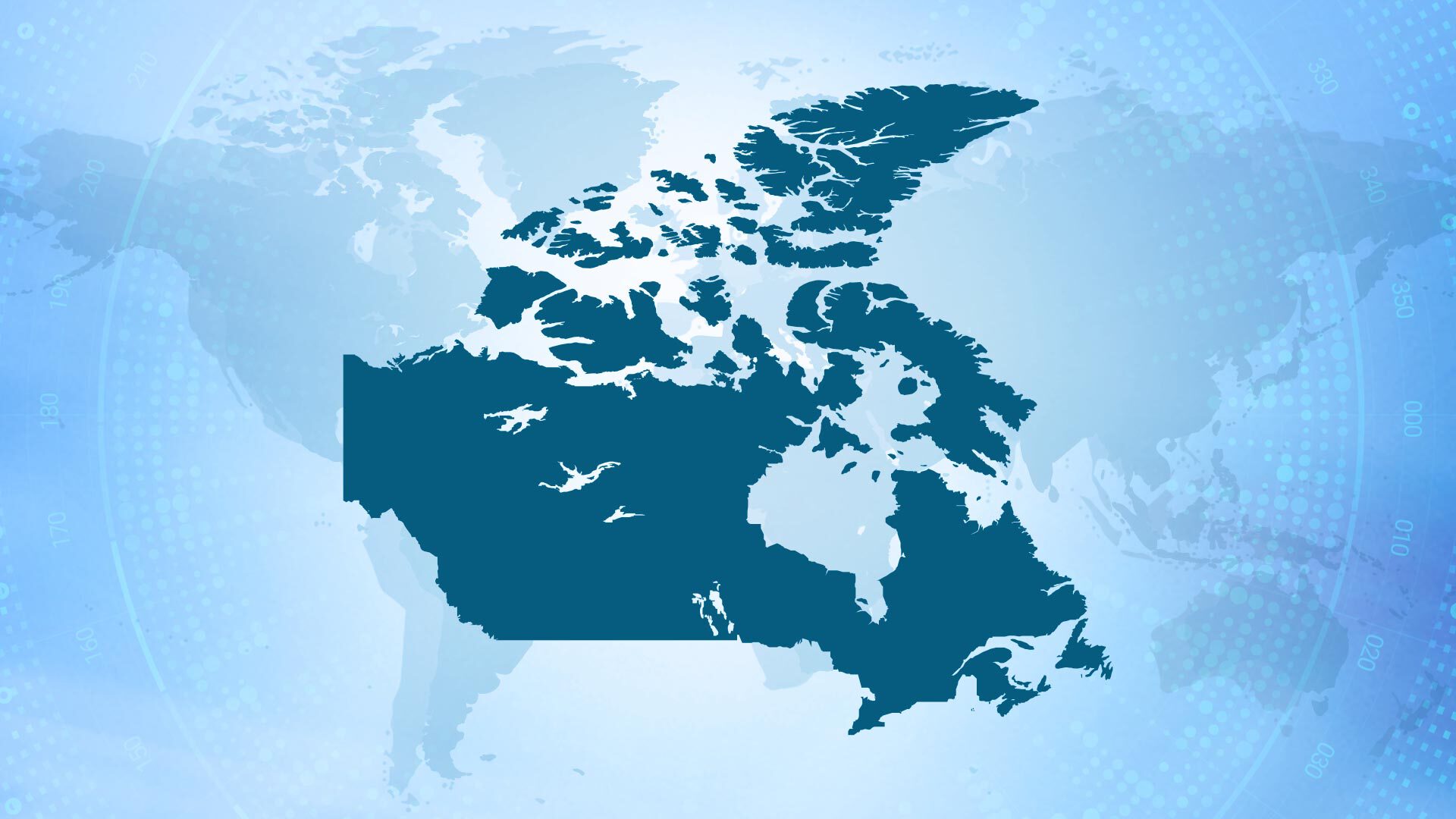 Karte von Kanada, wo Marktzulassungen von einem anerkannten FCB durchgeführt werden müssen.